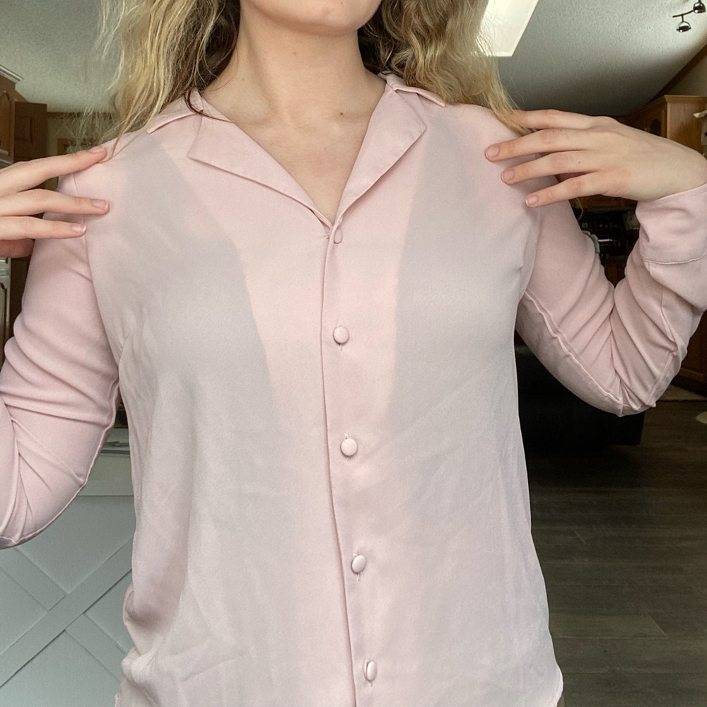 Pink blouse